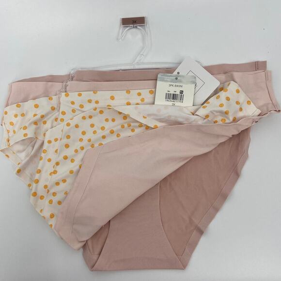 Tranquil & True Bikini Panties Size 3X Brushed Micro Laser Bonded 3 Pack - Picture 2 of 7